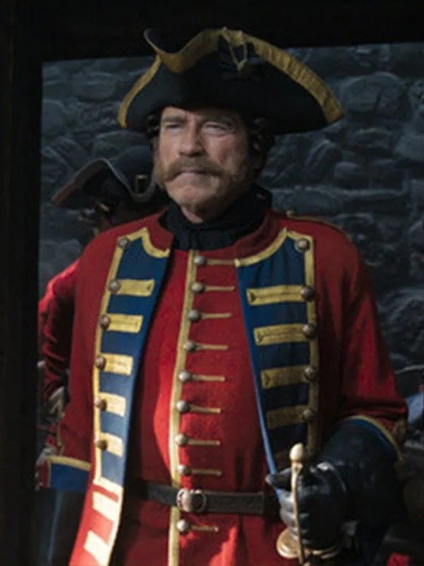 Arnold Schwarzenegger Iron Mask James Wool Coat image 0
