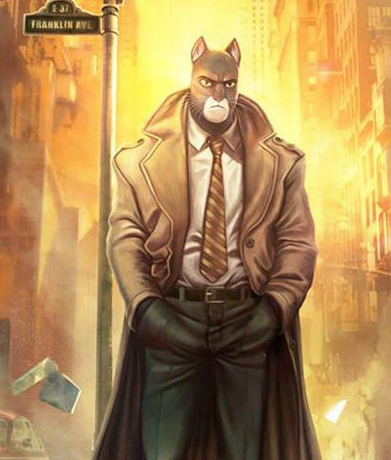 Blacksad Under the Skin John Blacksad Trench Coat image 0