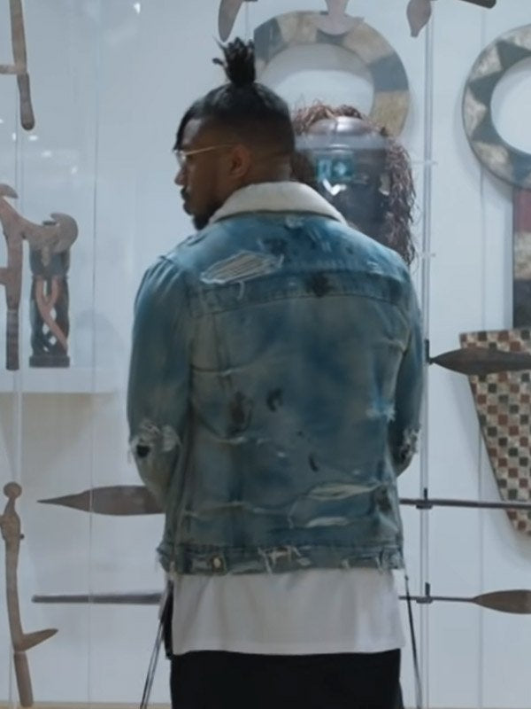 Black Panther Killmonger Denim Jacket image 5