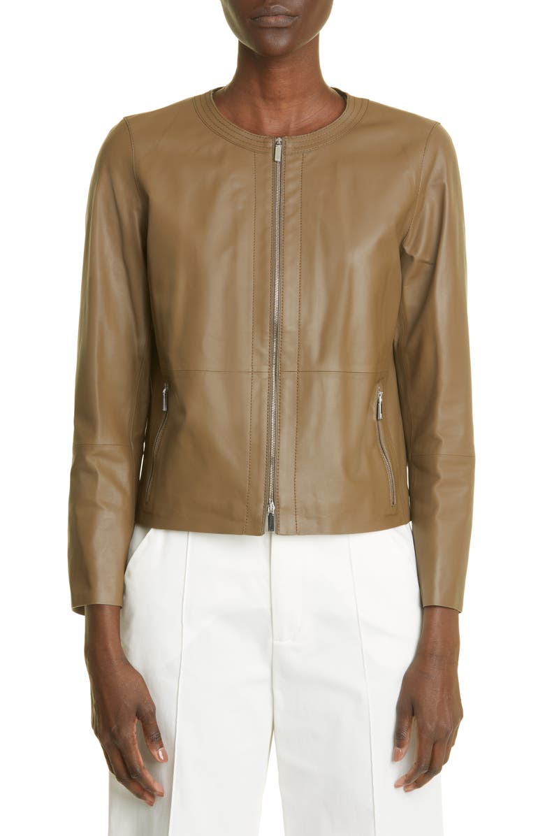 Women's Griffith Lambskin Leather Jacket image 1