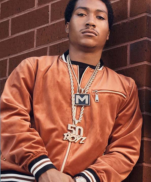 BMF 2021 Demetrius ‘Lil Meech’ Flenory Brown Jacket image 1