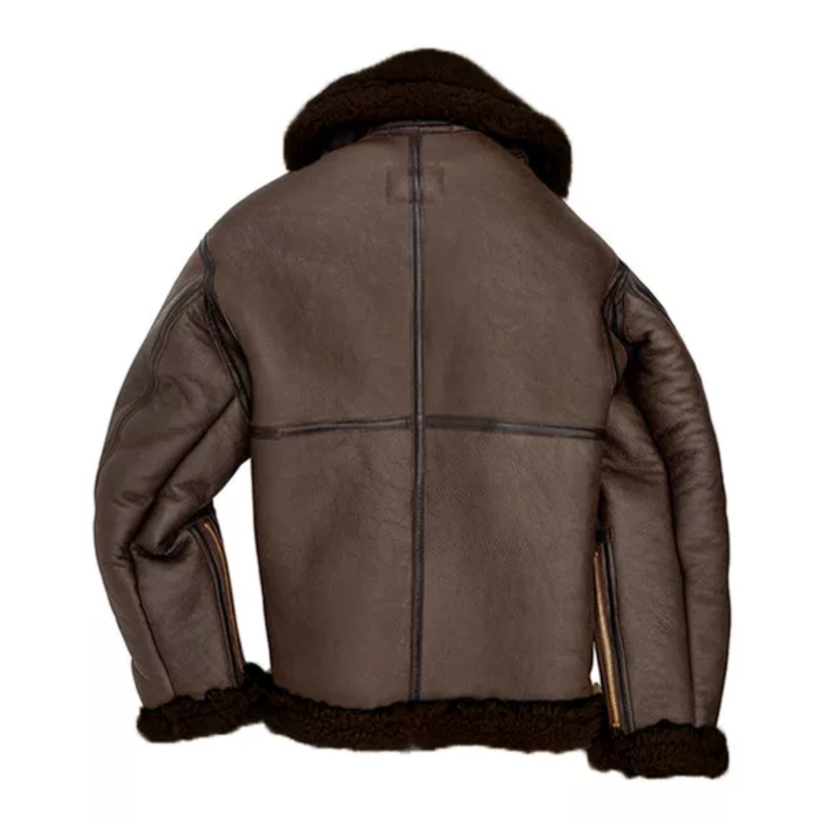 Mens Brown B3 RAF Bomber Jacket image 1
