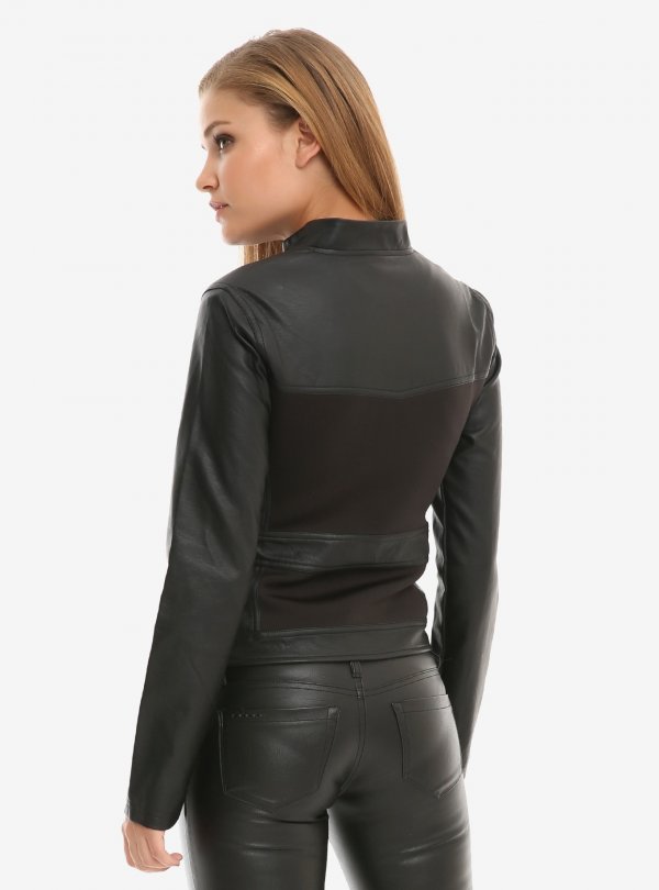 Avengers Endgame Natasha Romanoff Black Jacket image 3