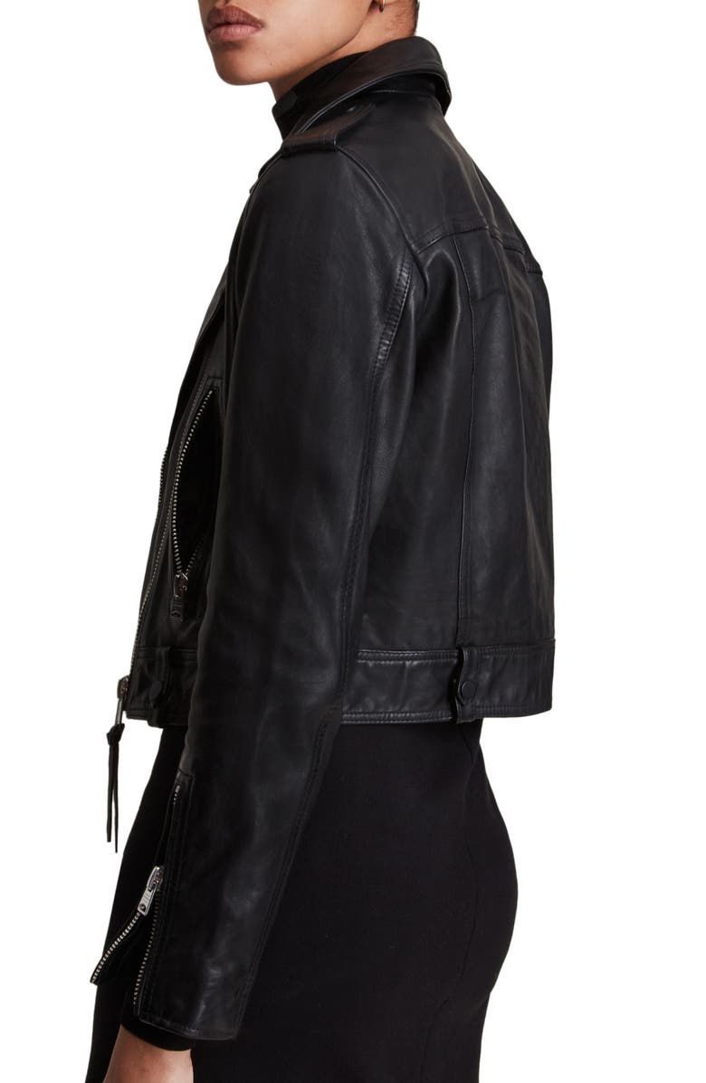 Ayra Leather Biker Jacket image 3