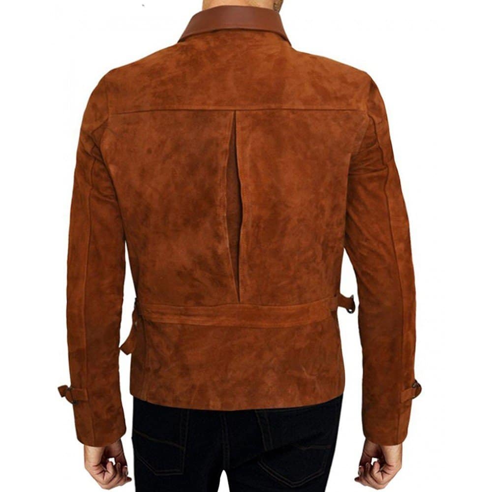 Allied Brad Pitt Max Vatan Leather Jacket image 2