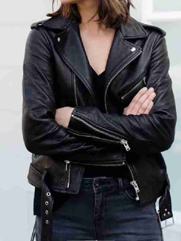 The Menu 2022 Anya Taylor-Joy Leather Jacket image 1