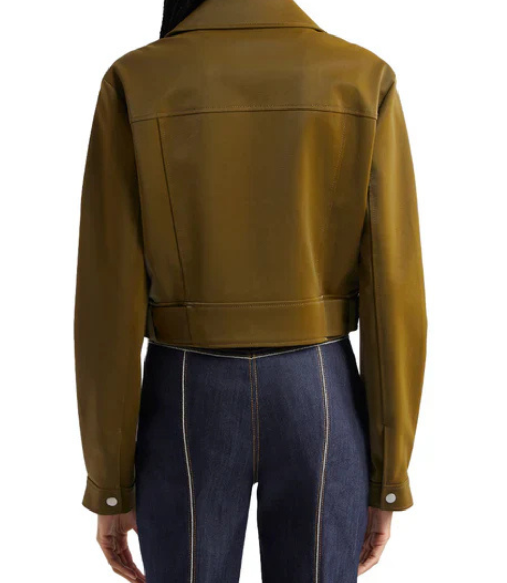 Women's Palo Belted Leather Jacket image 1