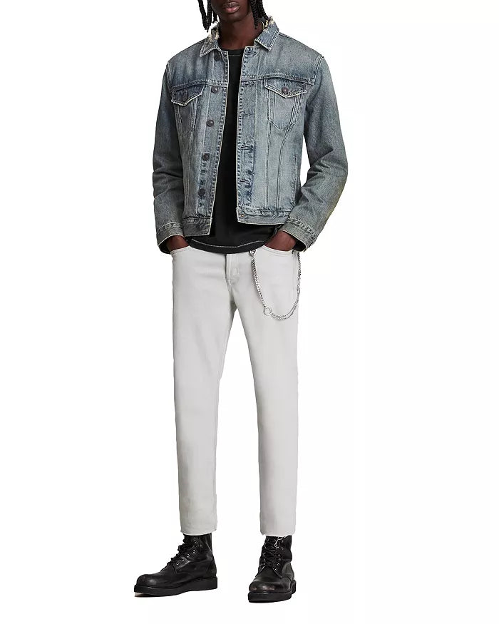 ALLSAINTS Frun Cotton Distressed Trucker Jacket image 2