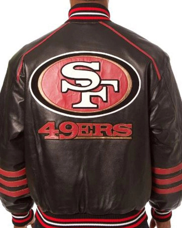 49ers San Francisco Leather Jacket image 1