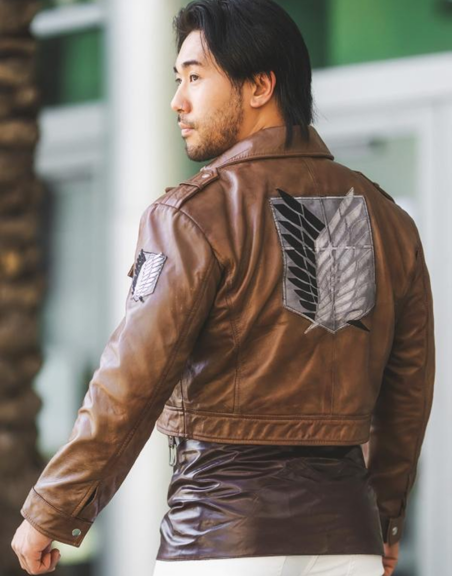 Attack on Titan Scouting Legion Leather Jacket image 1
