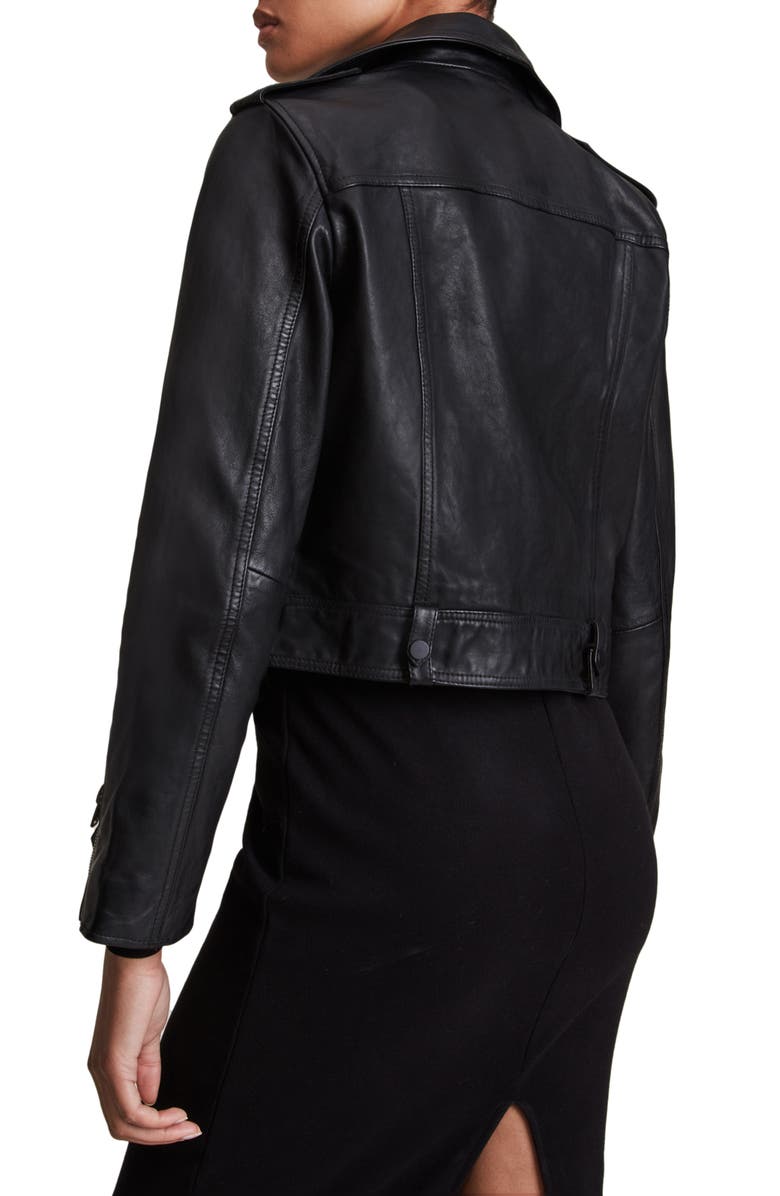 Ayra Leather Biker Jacket image 4