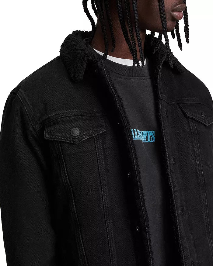 ALLSAINTS Alder Cotton Trucker Jacket image 2