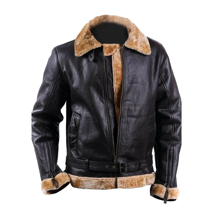Men's B3 Faux Shearling Sword Premium Leather Jacket image 0