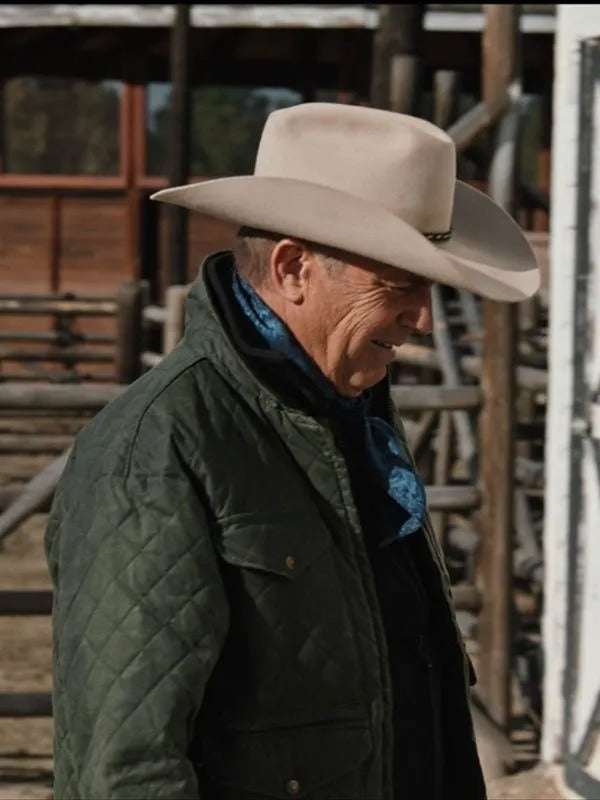 Yellowstone John Dutton Quilted Jacket image 4