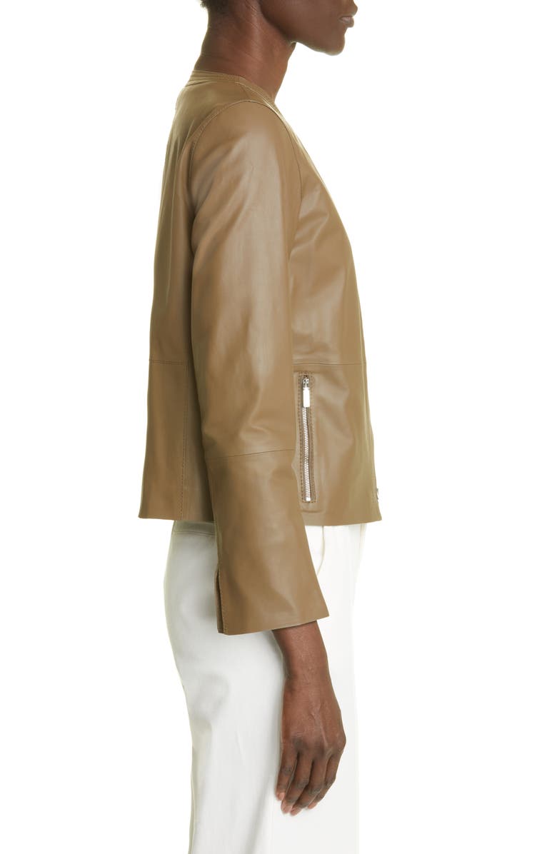 Women's Griffith Lambskin Leather Jacket image 3