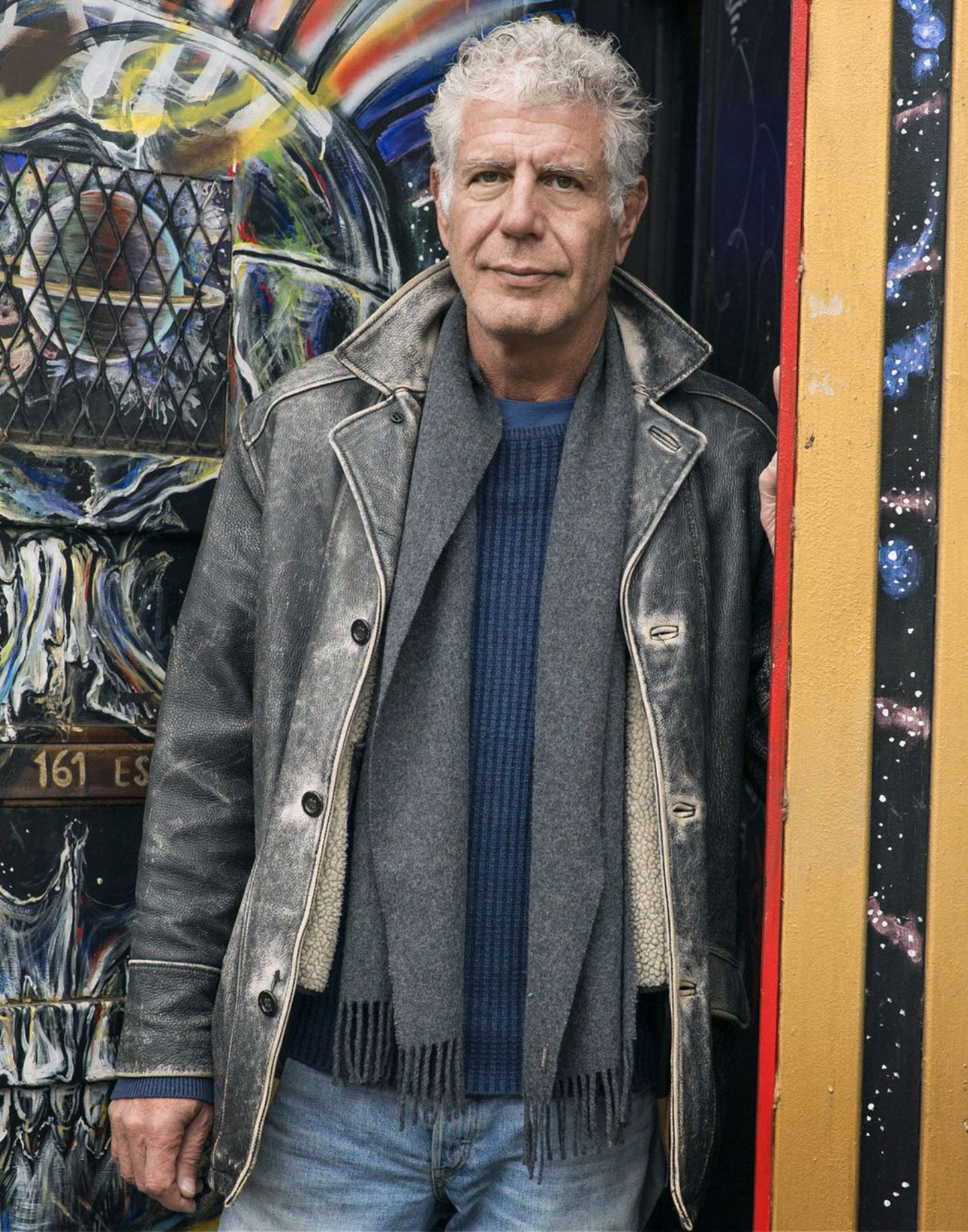 Anthony Bourdain Leather Jacket image 1