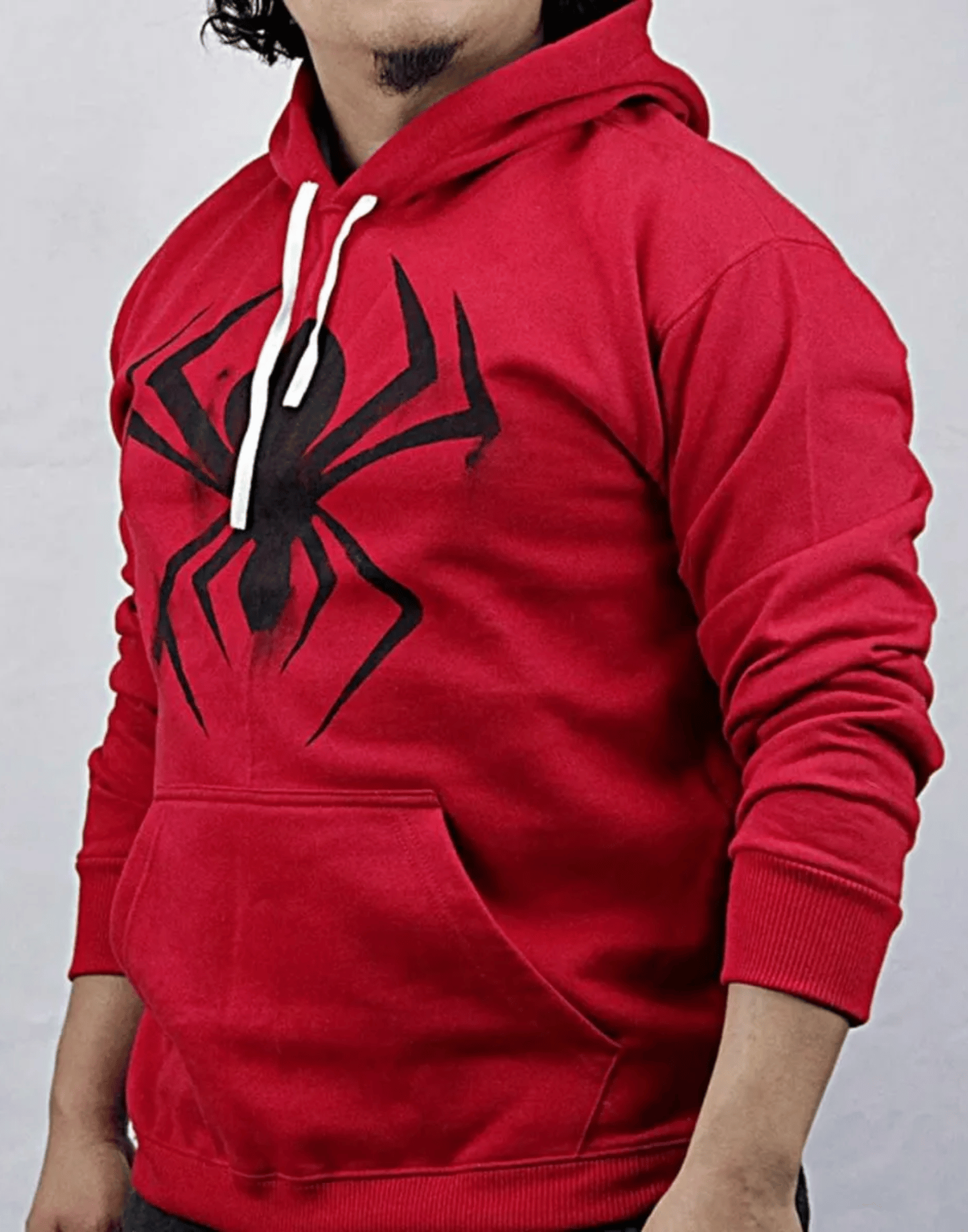 Bodega Cat Spider Miles Morales Red Hoodie image 2