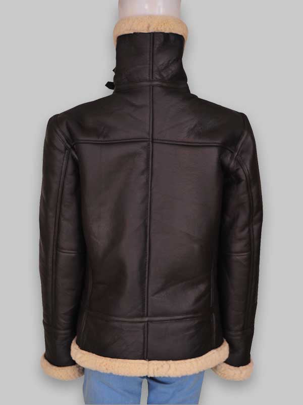 Women B3 Aviator Bomber Shearling Jacket image 3