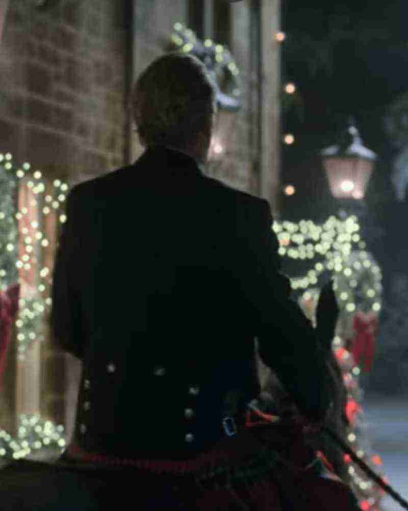A Castle For Christmas Cary Elwes Black Blazer image 2