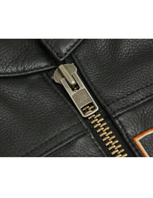 Harley Davidson Men Motorcycle Leather Jacket image 3