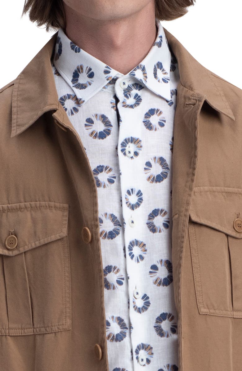 Unconstructed Cotton & Linen Jacket image 3