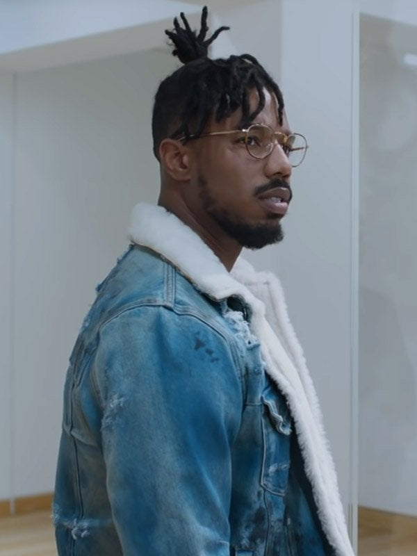 Black Panther Killmonger Denim Jacket image 4