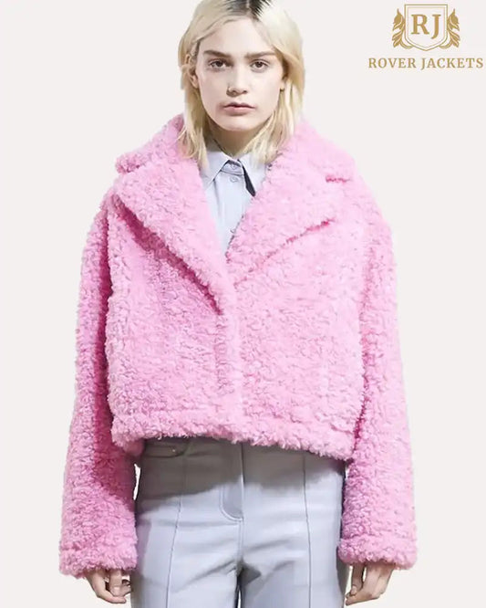 Wednesday Enid Sinclair Shearling Jacket image 0