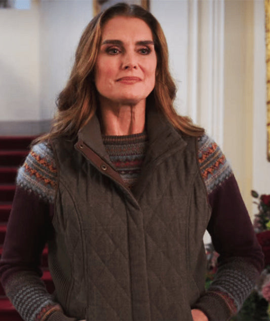 A Castle For Christmas Brown Vest image 0
