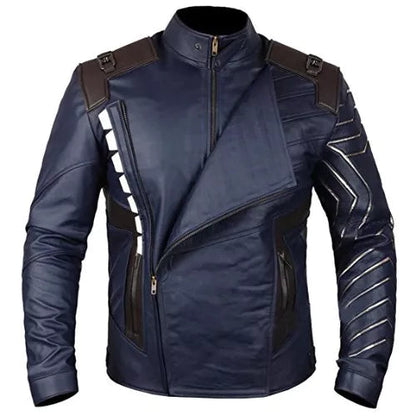 Avengers Infinity War Bucky Barnes Faux Leather Jacket image 0