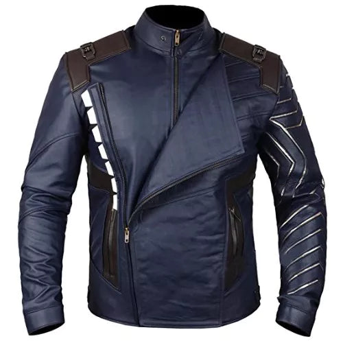 Avengers Infinity War Bucky Barnes Faux Leather Jacket image 0