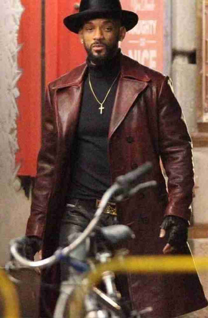 Will Smith Suicide Squad Deadshot Trench Coat image 0