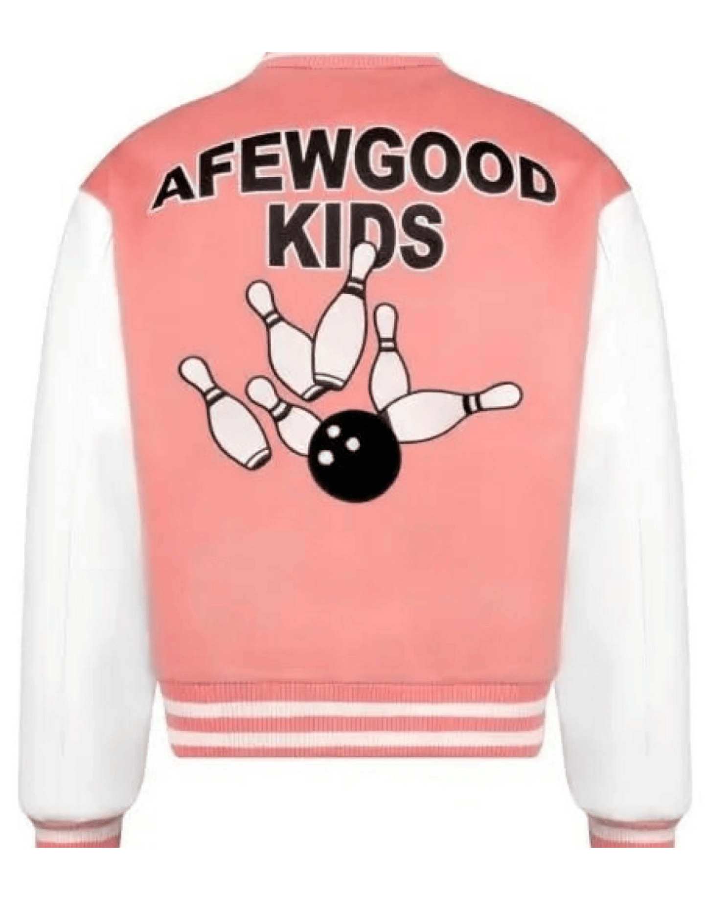 A Few Good Kids Strike Varsity Jacket Pink image 1