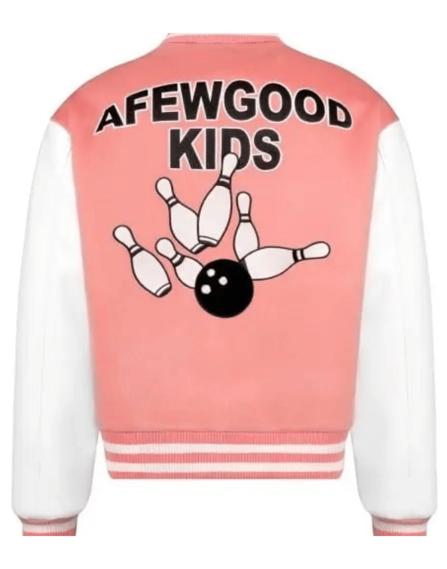 A Few Good Kids Strike Varsity Jacket Pink image 1