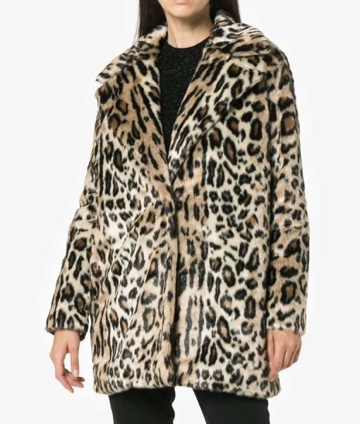 Younger S06 Lauren Heller Cheetah Print Coat image 0