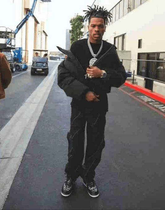 Black Lil Baby Platanus Jacket image 0