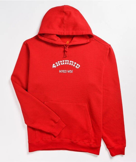 4Hunnid Worldwide Red Hoodie image 0