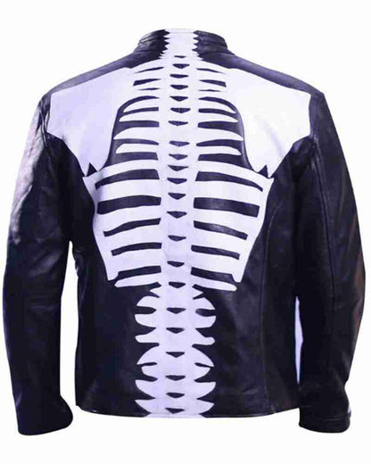 Cafe Racer Halloween Cosplay Mens Skeleton Jacket image 1