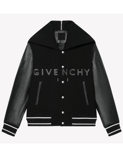Black Classic Givenchy Letterman Jacket image 0