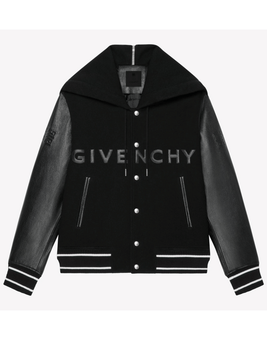 Black Classic Givenchy Letterman Jacket image 0