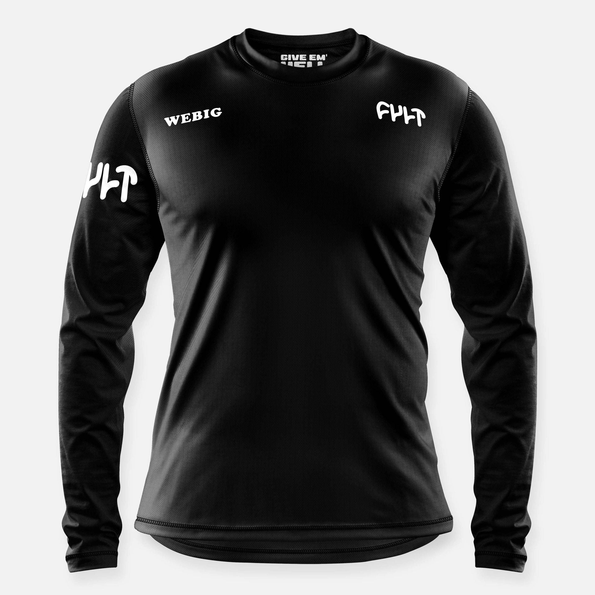 WEBIG X CULT RACE JERSEY BLACK image 0