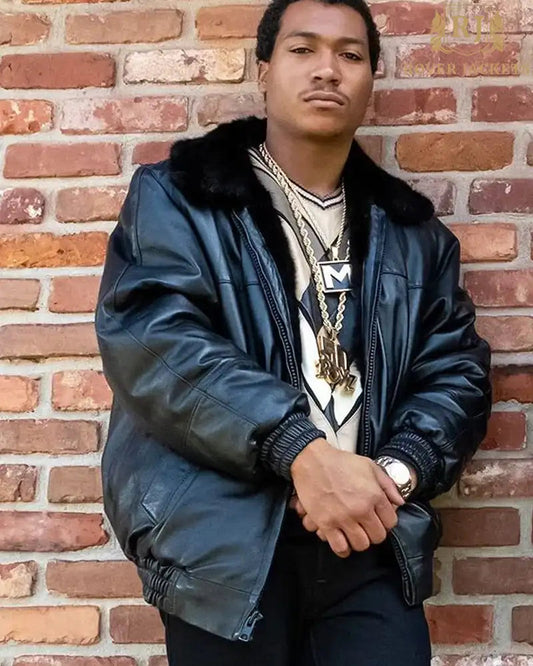 BMF 2021 Demetrius 'Lil Meech' Flenory Leather Jacket image 0
