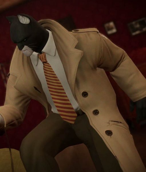 Blacksad Under the Skin John Blacksad Trench Coat image 3