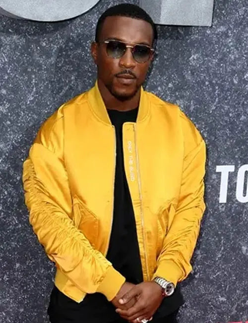 Ashley Walters Top Boy S03 Yellow Bomber Jacket image 0