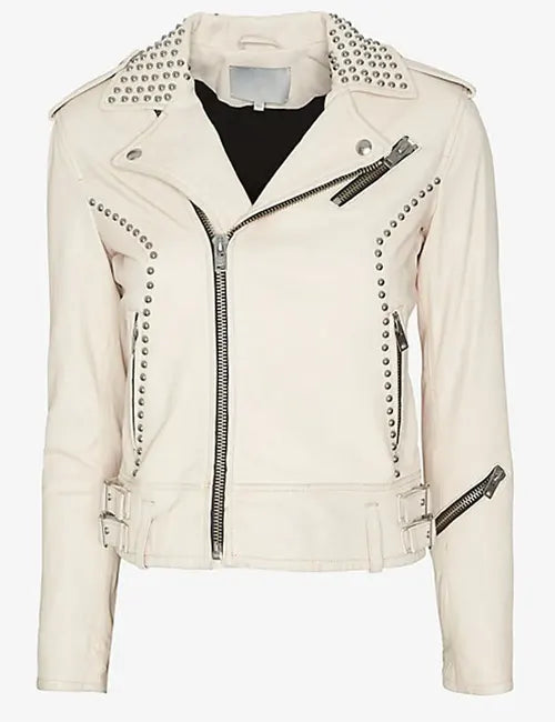 Ashley Benson Pretty Little Liars Studded Leather Jacket image 1