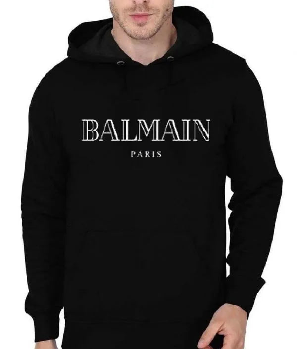 Balmain Paris Black Hoodie image 0