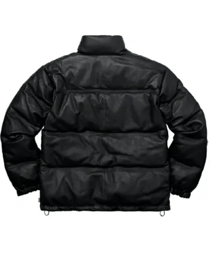 Black G-Eazy Parachute Puffer Jacket image 2