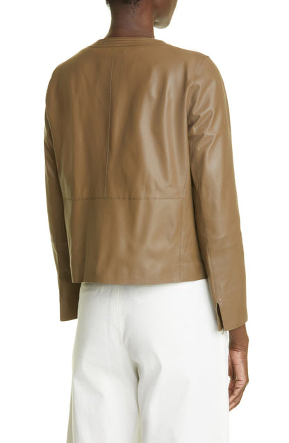 Women's Griffith Lambskin Leather Jacket image 2