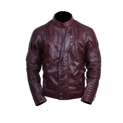 Avengers Infinity War Star Lord Faux Leather Jacket image 0