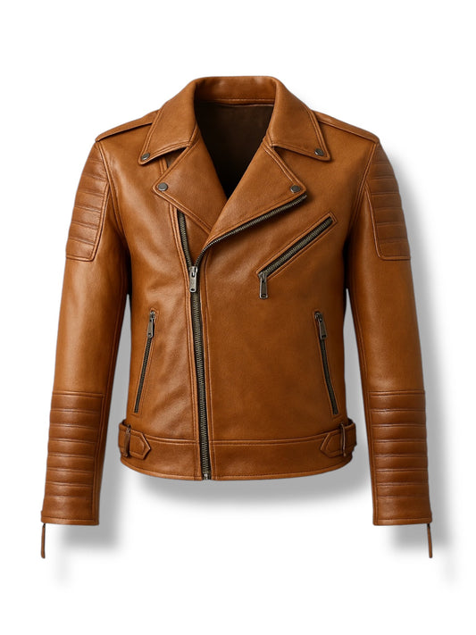 RENZO – Biker Leather Jacket Men
