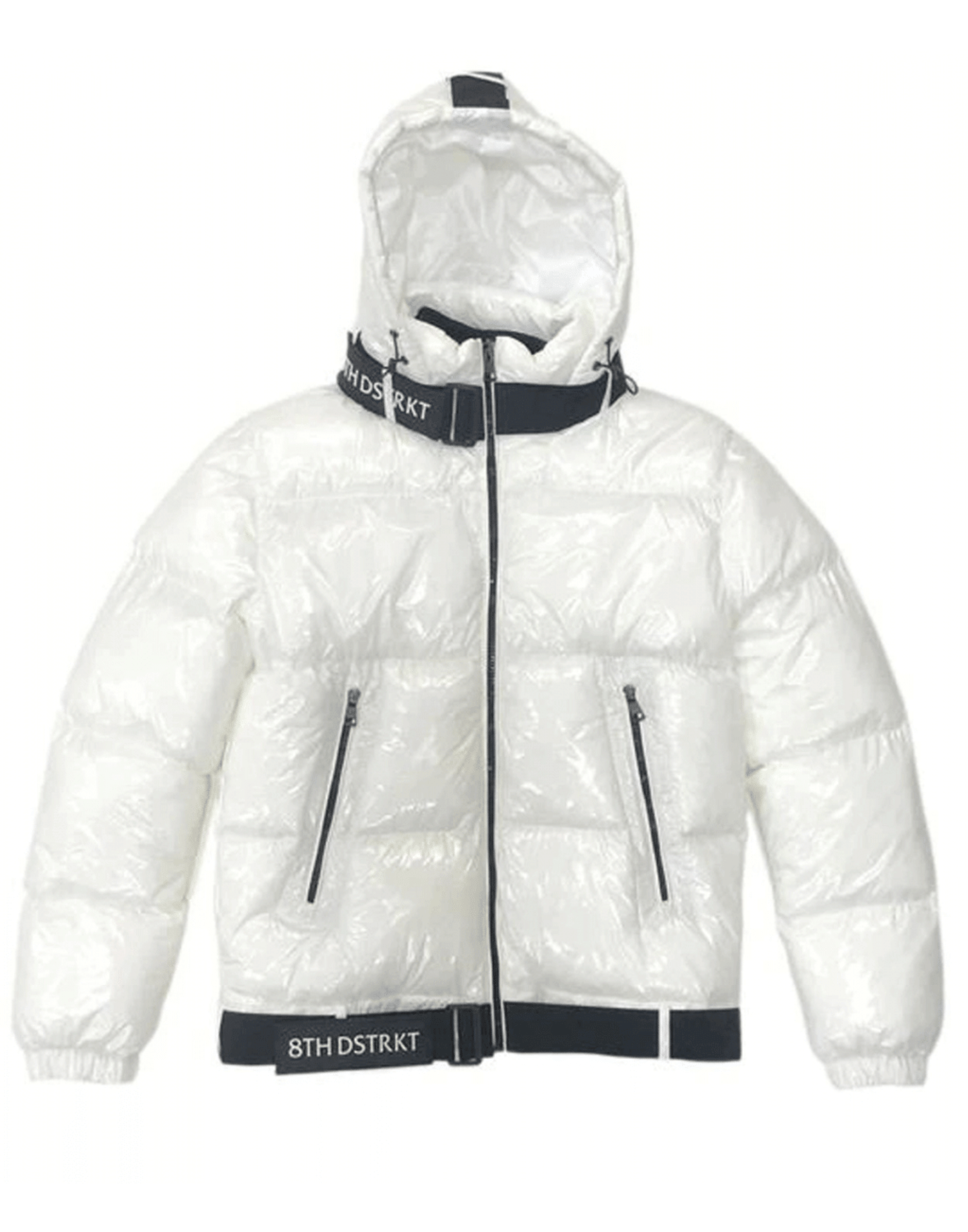 8th District Puffer Hoodie image 2